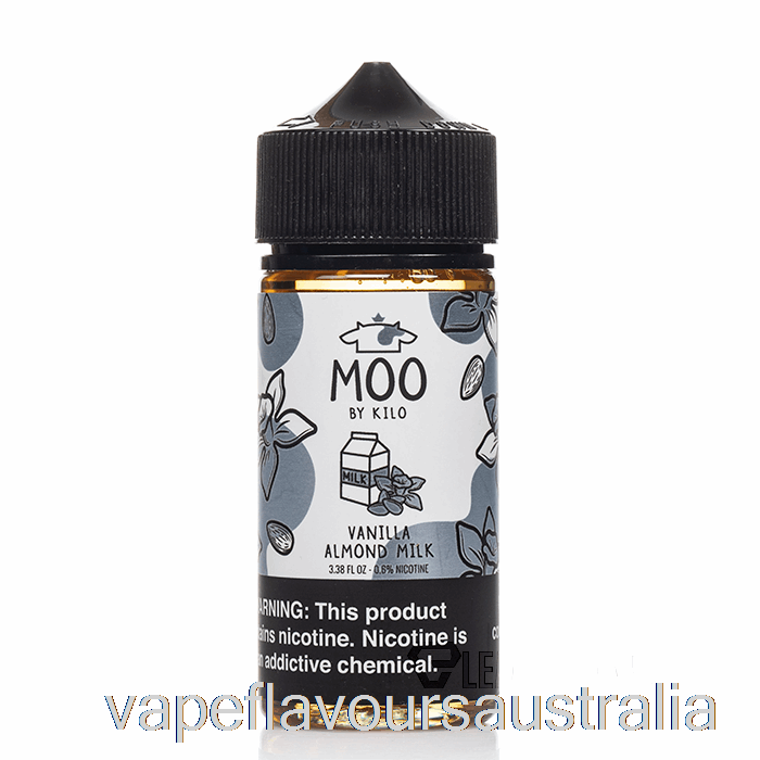 Vape Australia Vanilla Almond Milk - MOO E-Liquids - 100mL 6mg